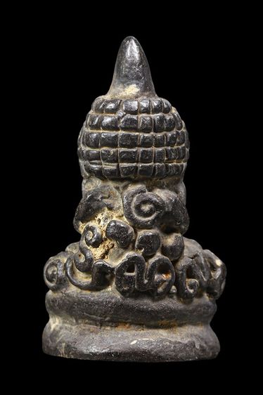 พระปิดตา วัดทอง เนื้อสัมฤทธิ์ แก่เงิน รูปที่ 2