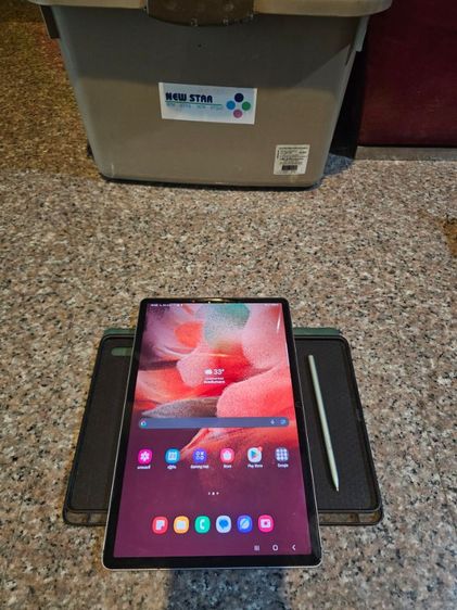 ขายSamsungTabS7FEสีGrayและGreen64กิ๊กLTEใส่ซิมได้ยกกล่องจอสวยกริปใช้งานดีถูกมากกก รูปที่ 9