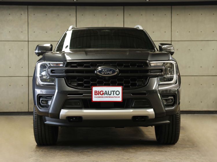 Ford Ranger 2022 2.0 Hi-Rider Wildtrak Pickup ดีเซล ไม่ติดแก๊ส เกียร์อัตโนมัติ เทา รูปที่ 4