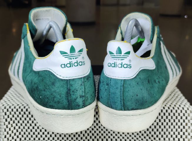 รองเท้า💥 adidas หนังกลับ สีเขียว💥ของแท้‼️รุ่นพิเศษ💥สวยๆ เดิมๆ สภาพดีไซร์ 45.5 รูปที่ 7