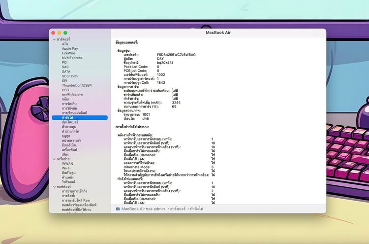 MacBook Air 13-inch 2018 Ram8GB SSD256GB Gold รูปที่ 14