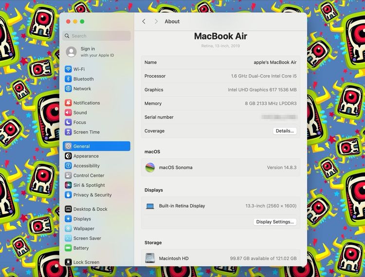 MacBook Air 13-inch 2019 Ram8GB SSD128GB SpaceGray  รูปที่ 12
