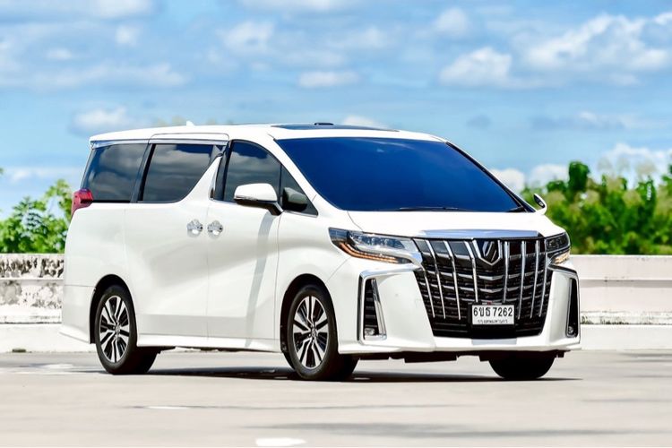 Toyota Alphard 2022 2.5 S C-Package Van เบนซิน ไม่ติดแก๊ส เกียร์อัตโนมัติ ขาว รูปที่ 2