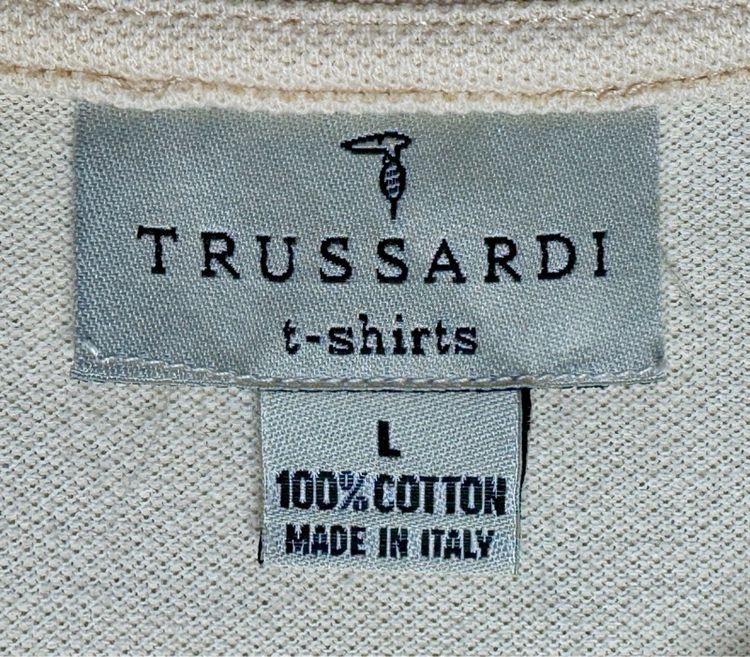 ⚠️MADE IN ITALY‼️เสื้อโปโล TRUSSARIDI ของแท้ โลโก้เด่น รูปที่ 2