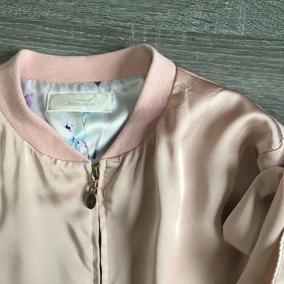 Michell Macaron เสื้อแจ็คเก็ตทรงครอป รูปที่ 5