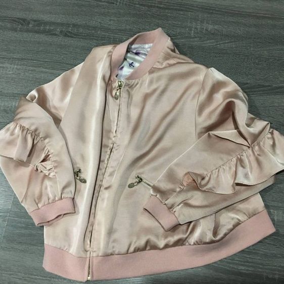 Michell Macaron เสื้อแจ็คเก็ตทรงครอป รูปที่ 8