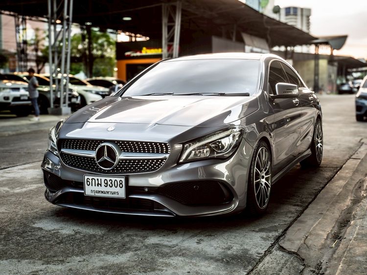 Mercedes-Benz CLA-Class 2017 CLA250 AMG Sedan เบนซิน ไม่ติดแก๊ส เกียร์อัตโนมัติ เทา รูปที่ 3
