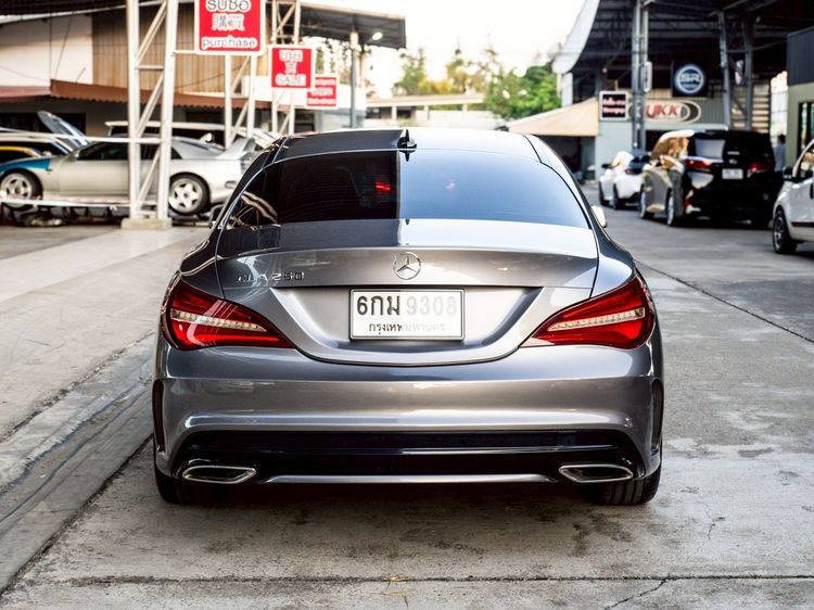 Mercedes-Benz CLA-Class 2017 CLA250 AMG Sedan เบนซิน ไม่ติดแก๊ส เกียร์อัตโนมัติ เทา รูปที่ 4