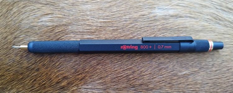 ดินสอกด Rotring 800+ สีดำ ขนาดไส้ดินสอ 0.7 มม สภาพใหม่ นำเข้าจากญี่ปุ่น ของแท้ รูปที่ 4