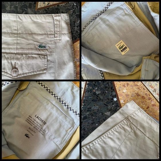 🐊LACOSTE 🐊 -ขาสั้นแท้💯 เอว37-38 รูปที่ 5