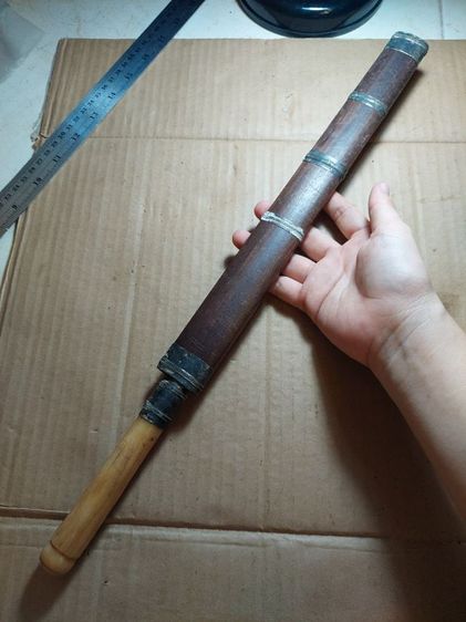 เครื่องรางมีดหมอหลวงพ่อเดิมวัดหนองโพใบ 12 ยาวรวม 17 นิ้ว รูปที่ 7