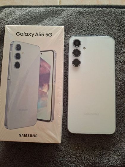 ss a55 5g แรม8 รอม 128 สภาพสวยมากเหมือนใหม่  ไม่ติดล้อคหรือผ่อน ใดๆ  อุปกรณ์ครบกล่อง มีเคสให้ สายชาร์จแท้มากับเครื่อง รูปที่ 2