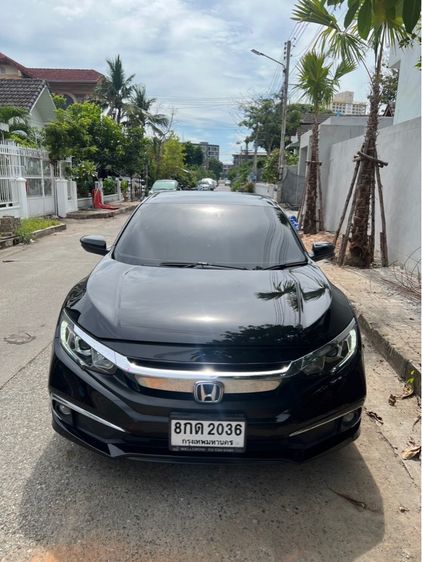 Honda Civic 2019 1.8 E i-VTEC Sedan เบนซิน ไม่ติดแก๊ส เกียร์อัตโนมัติ ดำ