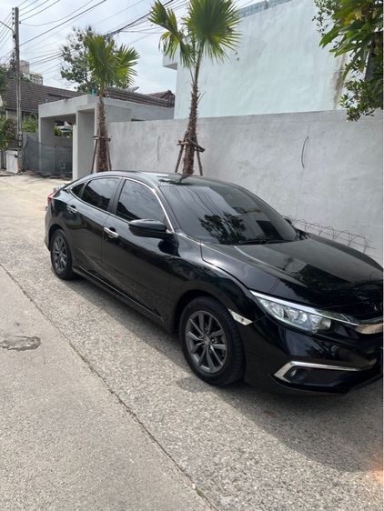 Honda Civic 2019 1.8 E i-VTEC Sedan เบนซิน ไม่ติดแก๊ส เกียร์อัตโนมัติ ดำ รูปที่ 2