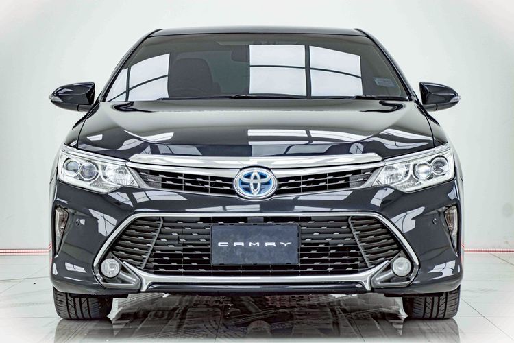 Toyota Camry 2016 2.5 Hybrid Sedan ไฮบริด ไม่ติดแก๊ส เกียร์อัตโนมัติ ดำ รูปที่ 4