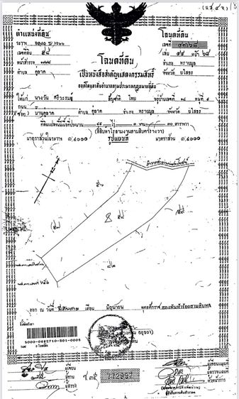 ขายที่ดิน 92 ไร่ ใกล้อำเภอทรายมูล จ.ยโสธร (โฉนดครุฑแดง) รูปที่ 3