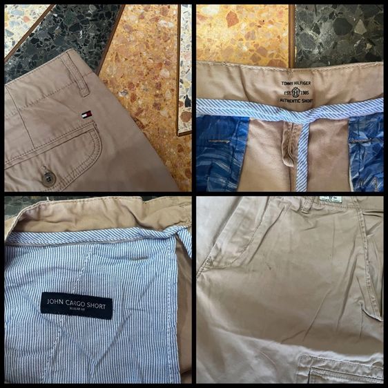 📌TOMMY HILFIGER -Cargo ขาสั้นแท้💯 เอว37-38 รูปที่ 6