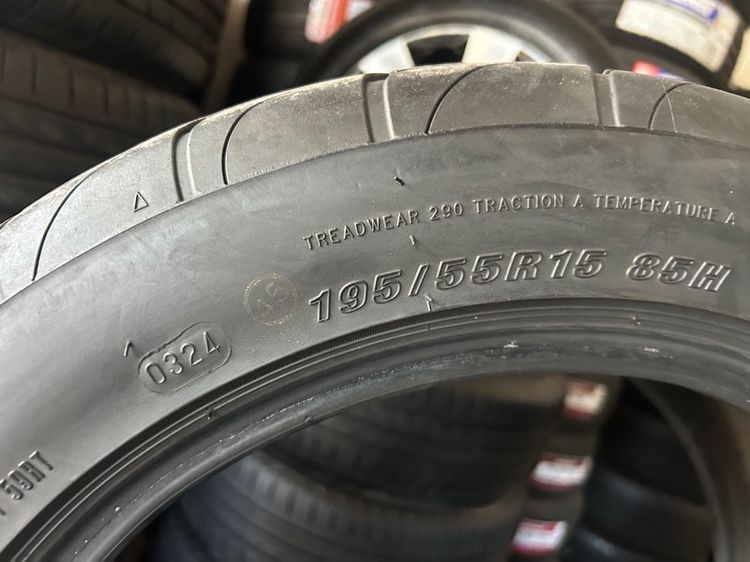 ยางมือสอง 195 55 15 ปี24 3เส้น 1200 รูปที่ 4