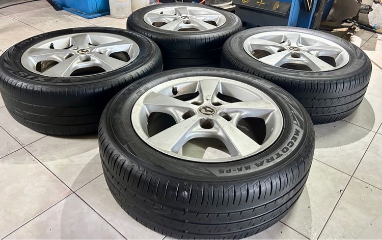 MAZDA ล้อเดิม ขอบ16 5รู114 พร้อมยาง 205 55 16 ปี22  รูปที่ 2