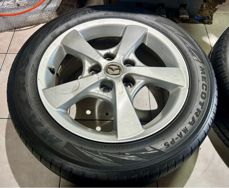 MAZDA ล้อเดิม ขอบ16 5รู114 พร้อมยาง 205 55 16 ปี22  รูปที่ 4