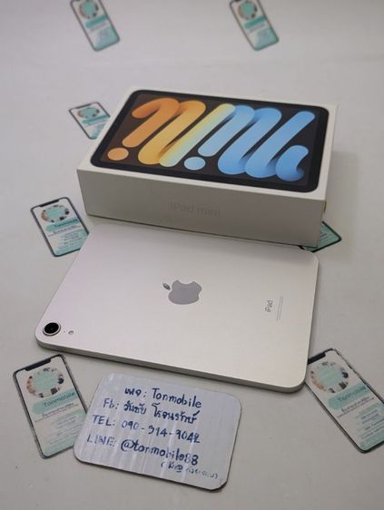 ขาย เทิร์น iPad Mini 6 64 Gb Wifi ศูนย์ไทย สภาพสวย อุปกรณ์ครบยกกล่อง ขาดสายชาร์จ เพียง 7,990 บาท ครับ รูปที่ 2