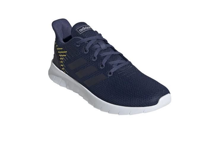 ADIDAS Asweerun รองเท้าวิ่งผู้ชาย สี กรมท่า - เหลือง ของแท้ ของใหม่ ลดล้างสต๊อค รูปที่ 2