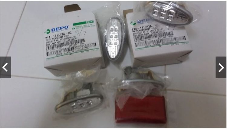 ไฟแก้มเลี้ยว LED Mitsubishi Lancer Evolution 789 Lancer Cedia  New Lancer ยี่ห้อ Depo รูปที่ 3
