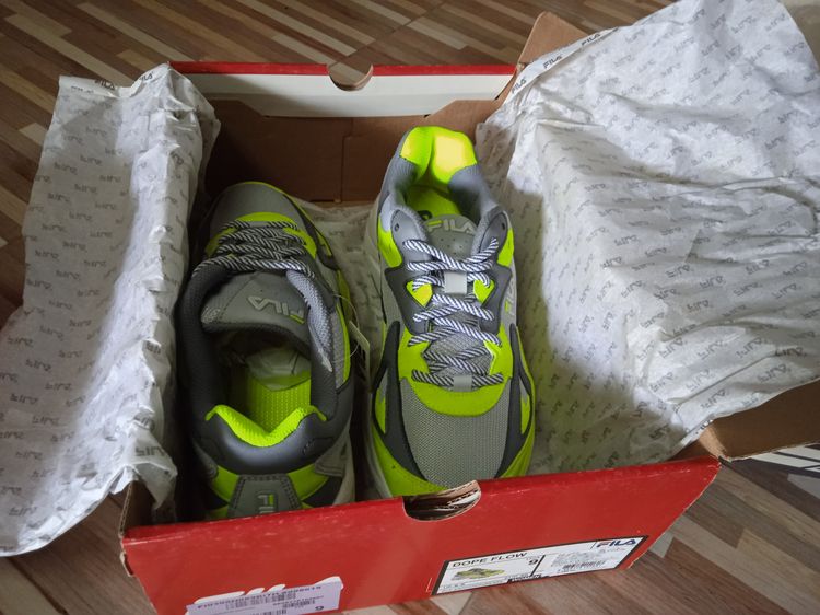 FLIA  รองเท้าวิ่งผู้หญิง ขาว-เขียว ของใหม่ของแท้ พร้อมกล่อง รูปที่ 8