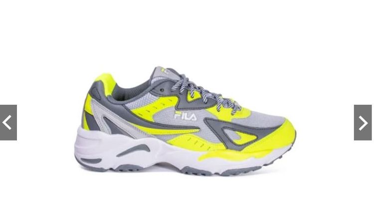 Fila รองเท้าผ้าใบ ผ้า UK 7 | EU 40 2/3 | US 8.5 FLIA  รองเท้าวิ่งผู้หญิง ขาว-เขียว ของใหม่ของแท้ พร้อมกล่อง