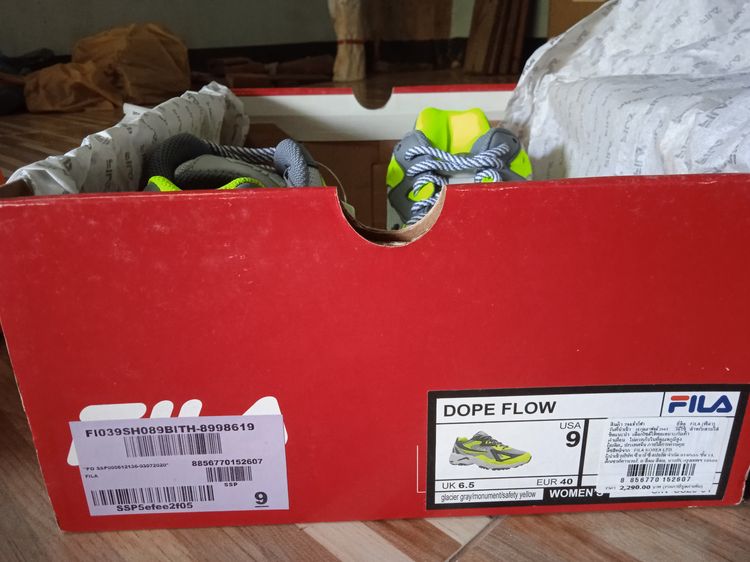 FLIA  รองเท้าวิ่งผู้หญิง ขาว-เขียว ของใหม่ของแท้ พร้อมกล่อง รูปที่ 7