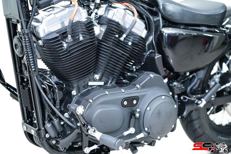 HARLEY DAVIDSON SPORTSTER 48 สีดำ วิ่งน้อยมาก 6,079 mi ไมล์แท้ ท่อVance hines short shot และของแต่งอีกหลายรายการ ราคาเล้าใจ รูปที่ 14