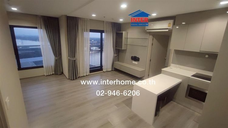 คอนโดมิเนียม 52.03 ตร.ม. เดอะโพลิแทน รีฟ ใกล้ตชาดต้นสัก ซอยนนทบุรี15 ถนนรัตนาธิเบศร์ ถนนสนามบินน้ำ เมืองนนทบุรี นนทบุรี รูปที่ 3