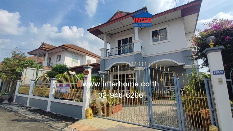 บ้านเดี่ยว 2 ชั้น 52.5 ตร.ว. หมู่บ้านซื่อตรง ดรีมเวิลด์ ถนนเลียบคลอง3 ถนนรังสิต-นครนายก ถนนวิภาวดีรังสิต ธัญบุรี ปทุมธานี รูปที่ 2