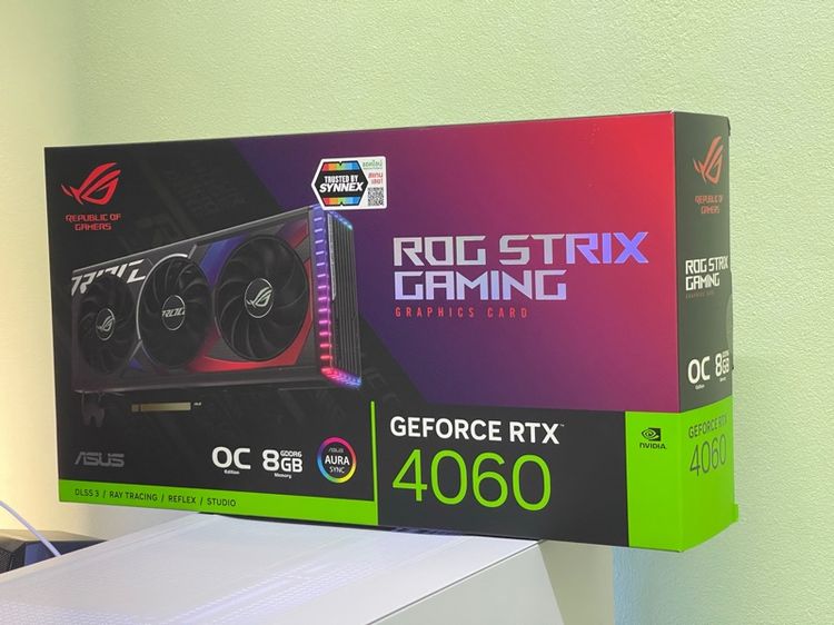 อุปกรณ์เกมส์ RTX 4060 8GB OC ASUS ROG STRIX