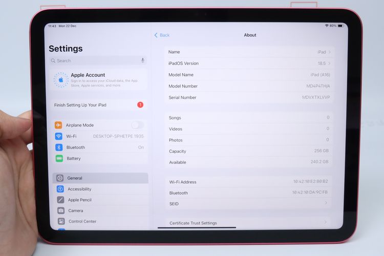 iPad Gen 11 256GB WiFi  - ID25120257 รูปที่ 11