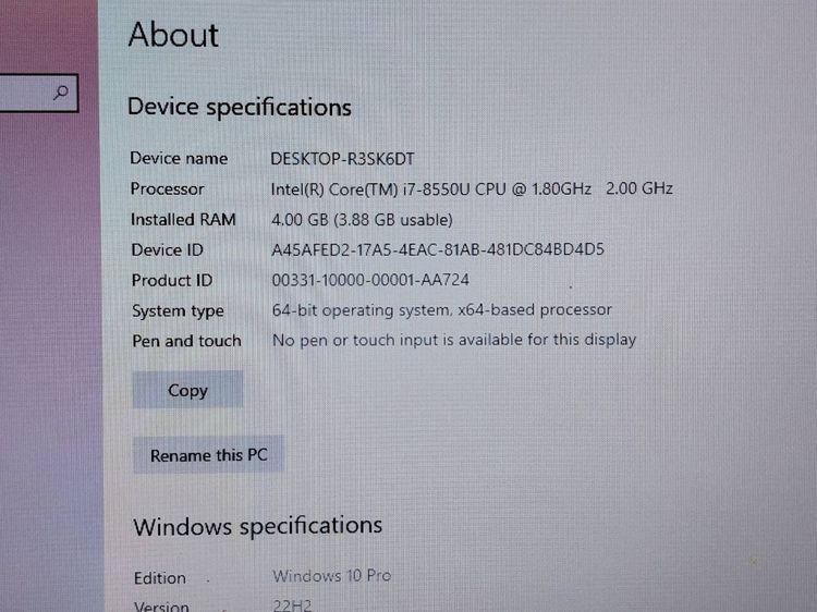 Acer Travelmate p2410-G2 core i7 8550u 1.80Ghz Ram 4 GB DDR4 SSD 240 GB จอ 14 นิ้ว รูปที่ 13