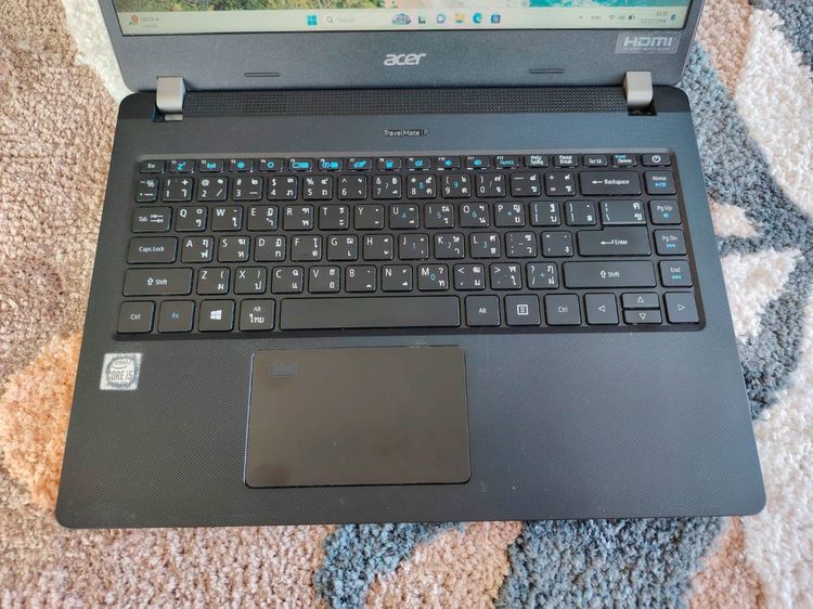 Acer Travelmate p214-52 core i5 10210u 1.60Ghz Ram 8 GB SSD M.2 256 GB จอ 14 นิ้ว คี้ย์บอร์ดไฟ รูปที่ 10