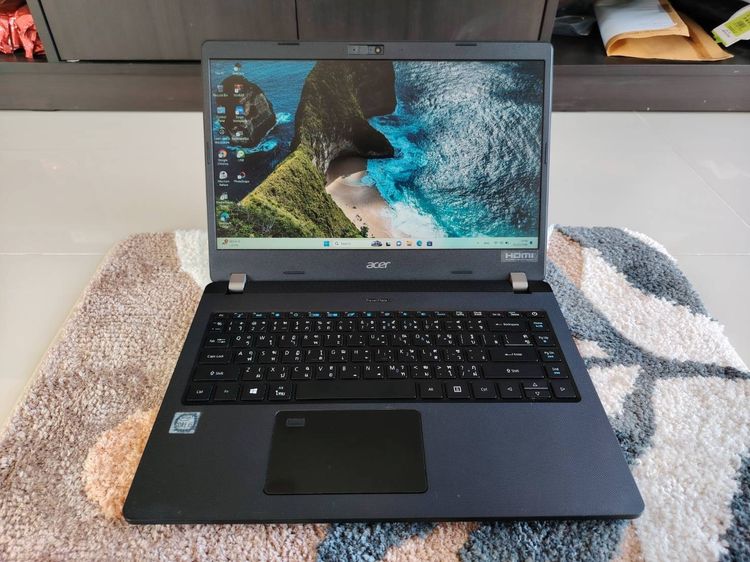 Acer Travelmate p214-52 core i5 10210u 1.60Ghz Ram 8 GB SSD M.2 256 GB จอ 14 นิ้ว คี้ย์บอร์ดไฟ