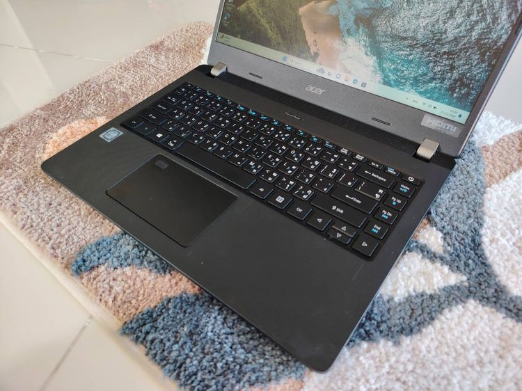 Acer Travelmate p214-52 core i5 10210u 1.60Ghz Ram 8 GB SSD M.2 256 GB จอ 14 นิ้ว คี้ย์บอร์ดไฟ รูปที่ 4