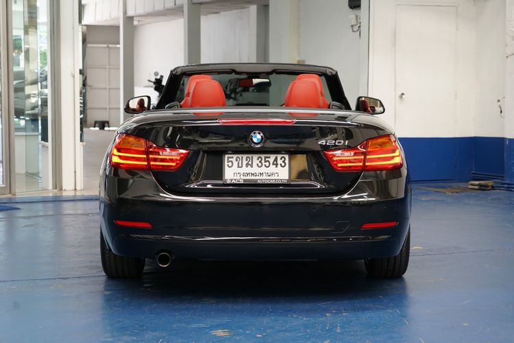 BMW Series 4 2015 420i Sedan เบนซิน ไม่ติดแก๊ส เกียร์อัตโนมัติ ดำ รูปที่ 4
