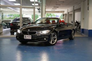 BMW 420i เปิดประทุน สีดำ เบาะแดง รถศูนย์ เจ้าของเดียวดูแลดี วิ่งน้อยเพียง 55,xxx กิโลเมตร เท่านั้น ปี 2015 รถสวยมาก