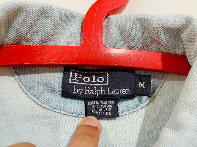 เสื้อโปโล POLO RALPH LAREN แท้ 💯 size M ขนาดอก 21.5 ยาว 27.5 สภาพดี ทรงสวย ทำเซอร์สวย เนื้อผ้าดีมาก หายากน่าสะสมครับ รูปที่ 5