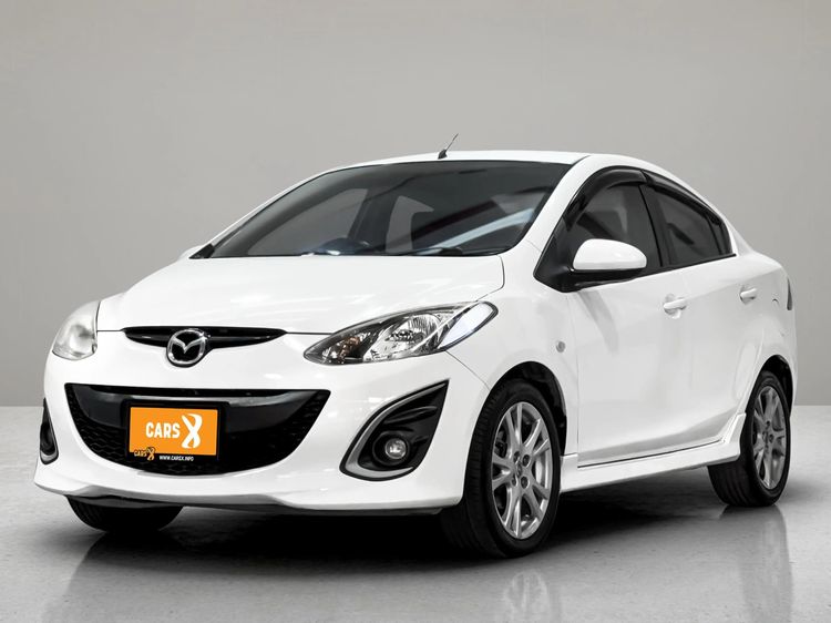 Mazda Mazda 2 2012 1.5 Elegance Maxx Sedan เบนซิน ไม่ติดแก๊ส เกียร์อัตโนมัติ ขาว