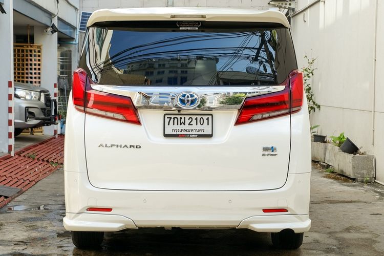 Toyota Alphard 2018 2.5 Hybrid Van ไฮบริด ไม่ติดแก๊ส เกียร์อัตโนมัติ ขาว รูปที่ 4