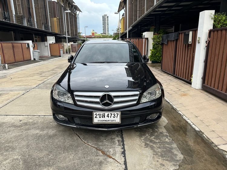 รถ Mercedes-Benz C-Class C200 Kompressor สี ดำ