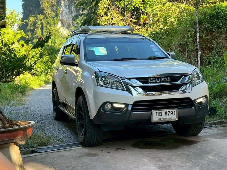 Isuzu MU-X 2014 3.0 Utility-car ดีเซล ไม่ติดแก๊ส เกียร์อัตโนมัติ ขาว รูปที่ 4