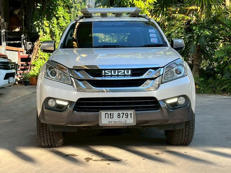 Isuzu MU-X 2014 3.0 Utility-car ดีเซล ไม่ติดแก๊ส เกียร์อัตโนมัติ ขาว รูปที่ 3