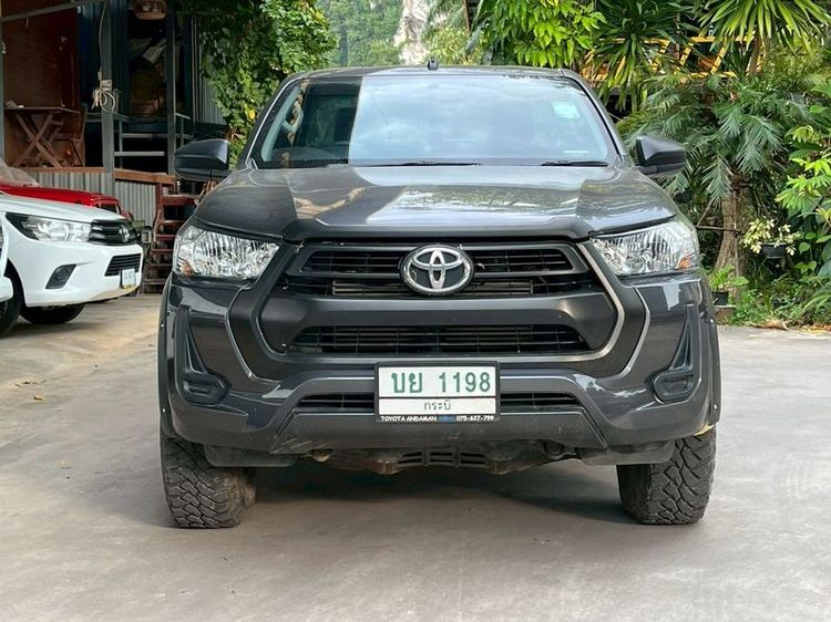 Toyota Hilux Revo 2021 2.8 ENTRY STANDARD CAB Pickup ดีเซล ไม่ติดแก๊ส เกียร์ธรรมดา เทา รูปที่ 2