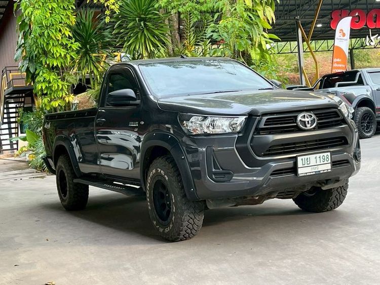 Toyota Hilux Revo 2021 2.8 ENTRY STANDARD CAB Pickup ดีเซล ไม่ติดแก๊ส เกียร์ธรรมดา เทา รูปที่ 3