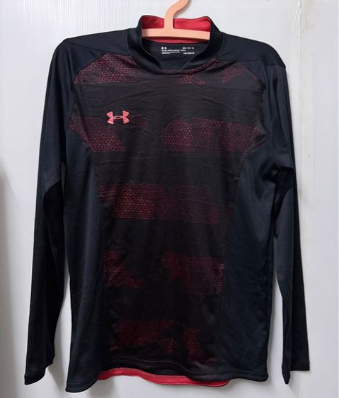 ผู้ชาย ดำ เสื้อยืด เสื้อออกกำลังกาย under armour